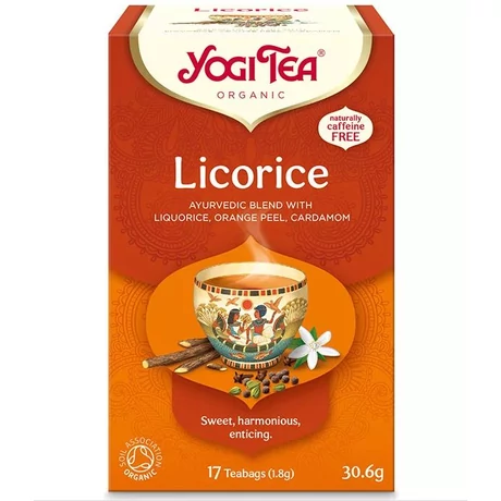 Édesgyökér bio tea - Yogi Tea