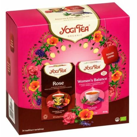 Yogi Tea - Rózsás ölelés szett