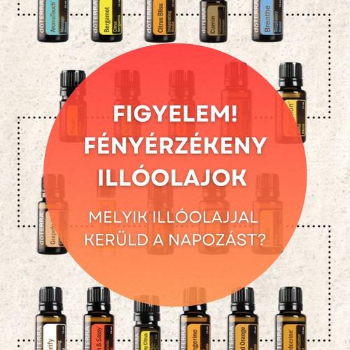 Fényérzékeny, azaz fotoszenzitív illóolajok