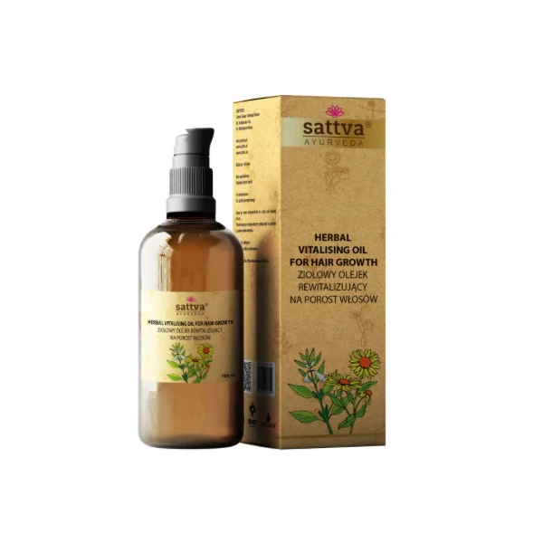 Gyógynövényes vitalizáló olaj a hajnövekedés serkentéséért 100 ml - Sattva Ayurveda