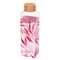 Üveg kulacs szilikon borítással STORM 700 ml - WATERCOLOR, FLORA - Quokka